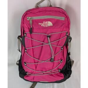 The North Face Borealis Backpack Pink Black Outdoor Hiking Student College
